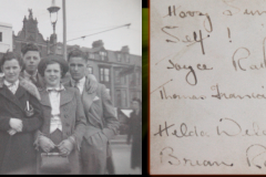 m11 Group photo with names  on the reverse, see  article text